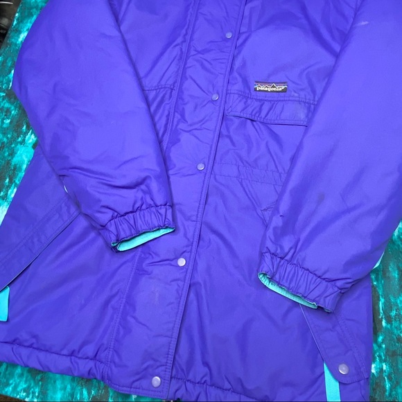 Vintage Patagonia Parka 8 Purple Pink Ski Jacket - Picture 10 of 16